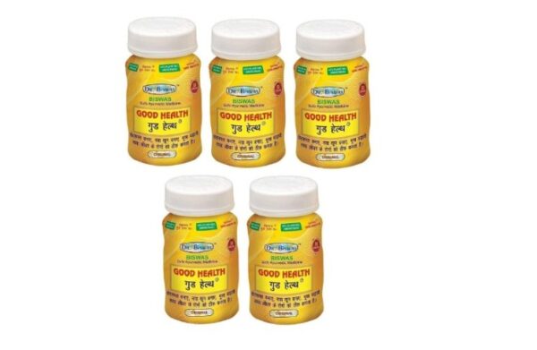 Dr Biswas Ayurvedic Good Health Capsules, Pack of 5pc